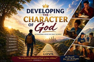 BS 101 Developing the Character of God